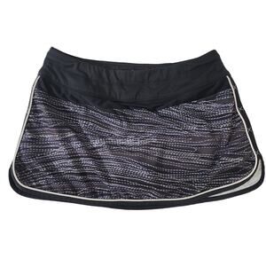 Athleta Ramp It Up Skort Black Gray Size 6
